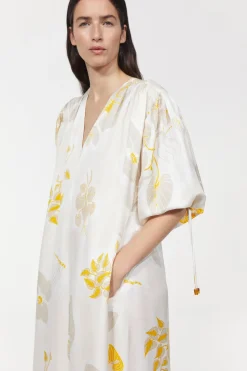 Dakota Leaf Hammered Dress^Rodebjer Outlet