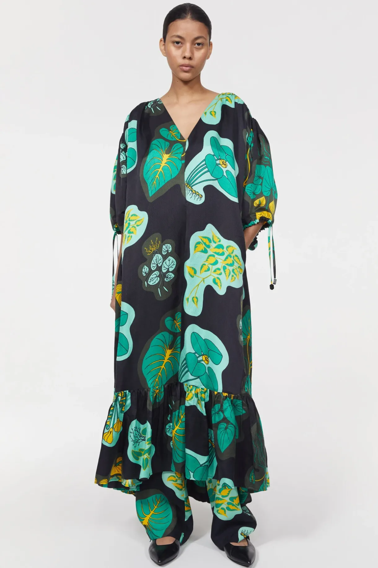 Dakota Leaf Hammered Dress^Rodebjer Outlet