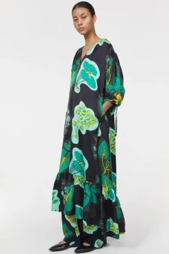 Dakota Leaf Hammered Dress^Rodebjer Outlet