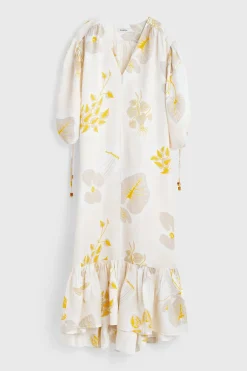 Dakota Leaf Hammered Dress^Rodebjer New