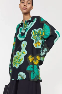 Sunshine Leaf Shirt^Rodebjer Sale